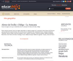 Alonso de Ercilla y Zúñiga - La Araucana (Educarchile)