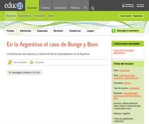 En la Argentina: el caso de Bunge y Born