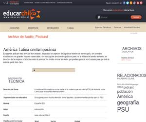 América Latina contemporánea (Educarchile)