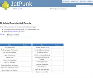 Notable Presidential Events