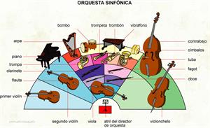 Orquesta sinfónica (Diccionario visual)