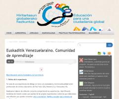 Euskaditik Venezuelaraino. Comunidad de Aprendizaje