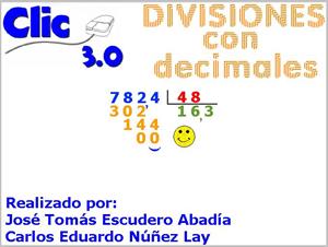 Divisiones con decimales