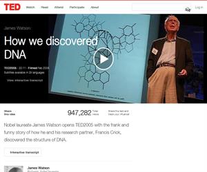 James Watson: sobre el descubrimiento del ADN