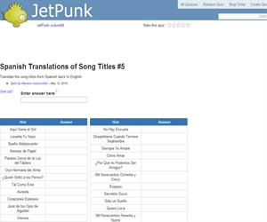Spanish Translations of Song Titles 5