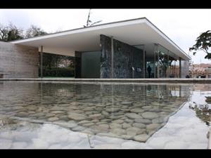 Pabellón alemán de la exposición de Barcelona de Mies van der Rohe