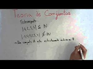 6 Teoría de Conjuntos || Subconjuntos