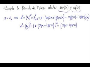 Múltiplos de ángulos y fórmula de Moivre