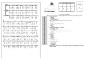 Examen de Selectividad: Análisis musical. Asturias. Convocatoria Junio 2014