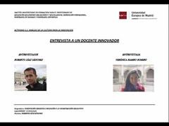 Actividad 2.1. Entrevista a un docente innovador - Roberto Díaz Sánchez