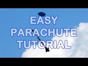 Make an Easy Parachute for Model Rockets