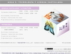 AulaZ: materiales y recursos didácticos de Lengua Castellana y Literatura y  de Tecnología (ESO-Bachillerato)