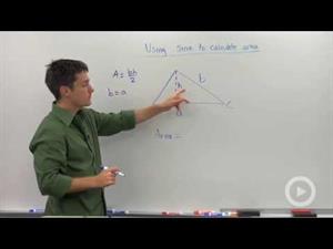 Using Sine to Calculate the Area of a Triangle