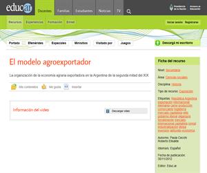 El modelo agroexportador - Didactalia: material educativo
