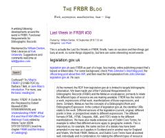 The FRBR Blog: Blog Archive »