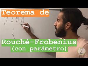 TEOREMA de ROUCHÉ - FROBENIUS con parámetro