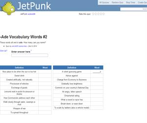Ade Vocabulary Words 2