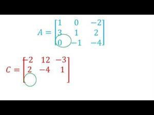 Adjunta de una matriz 3x3. Álgebra lineal.