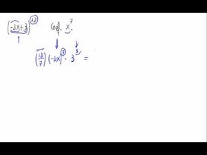 Coeficientes en binomio de Newton