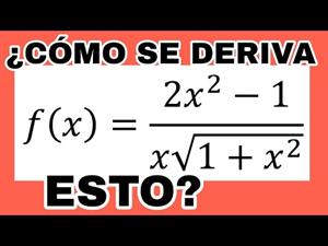 Derivada de un cociente con raíz en el denominador. ¿Cómo se resuelve?