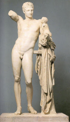 Hermes con Dionisos. Praxíteles. Comentario