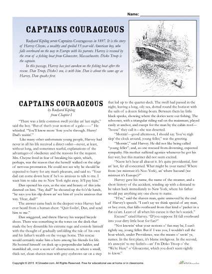 Classic Literature: Captains Courageous