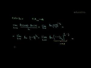 Derivada de función exponencial y logarítmica