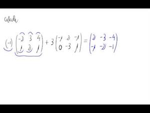 Combinación lineal de matrices