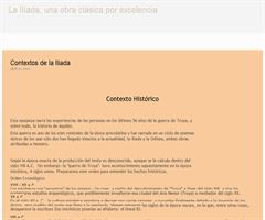 Contexto histórico, geográfico y literario de La Ilíada.