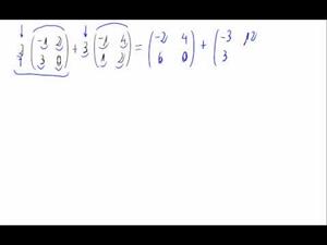 Combinación lineal de matrices