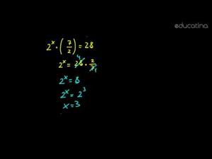 Ecuaciones exponenciales (parte 2)