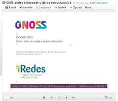 Presentación de gnoss.com en iRedes, I Congreso Iberoamericano sobre Redes Sociales