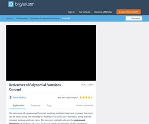 Polynomial Derivatives