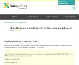 Simplificación y amplificación de fracciones algebraicas