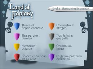 Land of fantasy (Nivel 2). Aprende inglés jugando