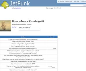 History General Knowledge 5