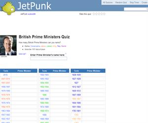 British Prime Ministers Quiz