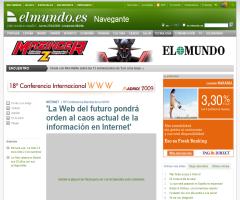 'La Web del futuro pondrá orden al caos actual de la información en Internet' | Navegante | elmundo.es