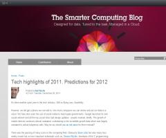 Lo más importante del 2011 y predicciones para el 2012. The Smarter Computing blog. IBM