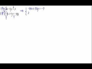 Sistema de ecuaciones por método de reducción