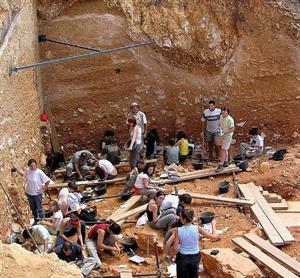 El yacimiento de Atapuerca