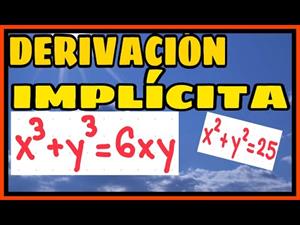 ¿Qué es la derivación implícita?