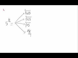 Potencias y exponente fraccionario - Cuestión 1