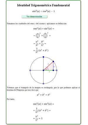 Identidades trigonométricas fundamentales (Mates Fácil)