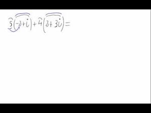 Combinación lineal de números complejos