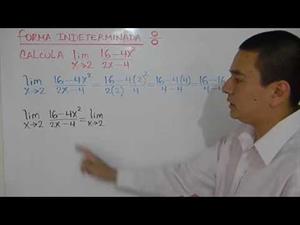 Cómo calcular límites indeterminados mediante factorización