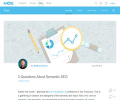 5 Questions About Semantic SEO