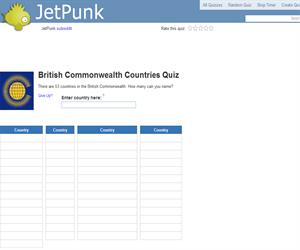 British Commonwealth Countries Quiz