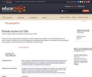 Período arcaico en Chile (Educarchile)