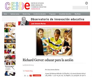 Educating for action; the educational model of Richard Gerver